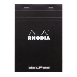 Rhodia  Dot Pad No.18 - A4 - 80 pagina's - Zwarte Kaft - # 18559C