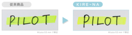 Pilot Kire-Na Dual Tip Highlighter - Set of 5  - Pale /  Pastel  Colors # SKIWR24-1-5C2