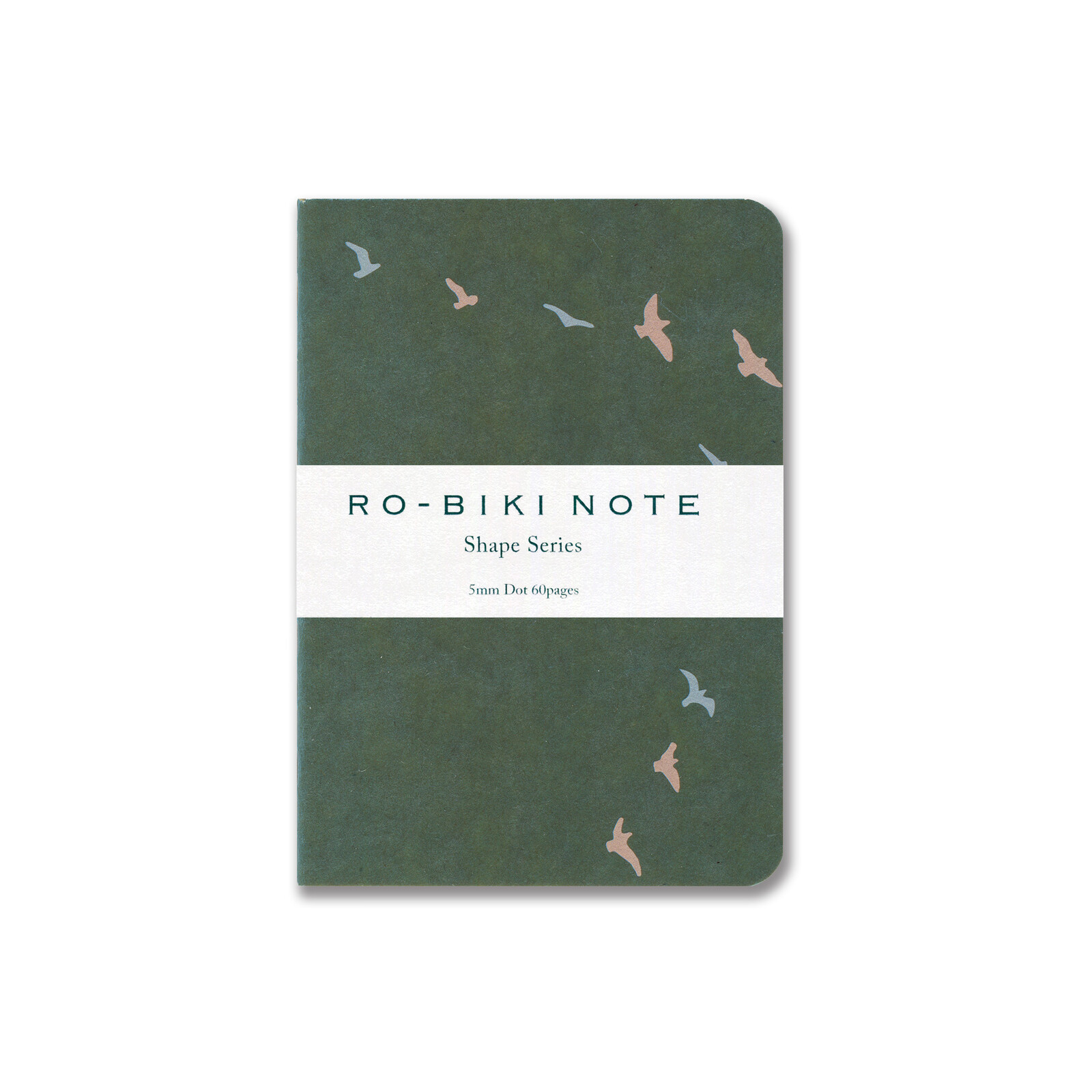 Yamamoto Ro-Biki Dotted Notebook Shape-Serie  “Flying Birds" # GA082