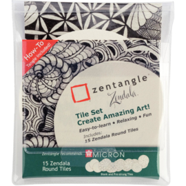 Zentangle Zendela Set Tile Set