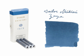 Sailor set van 3 Ink Cartridges Shikiori, Sansui Zaza