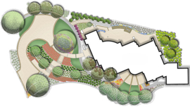 Architect  Tuinontwerp Sjabloon 1:50 / 1:100  | # 7311