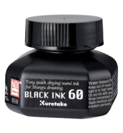 Kuretake Black Ink - 60 ml