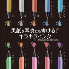 Zebra Sarasa Clip Ballpoint Pen 0.5mm Decoshine Color 10 Color Set