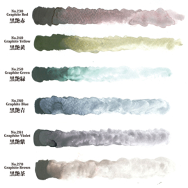 Kuretake Gansai Tambi Graphite 6 Colour Set