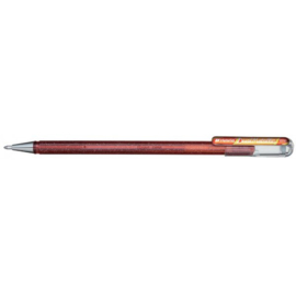 Pentel Hybrid Dual Metallic Shimmering Gel Pen - 1.0 mm - Oranje / Metallic Geel