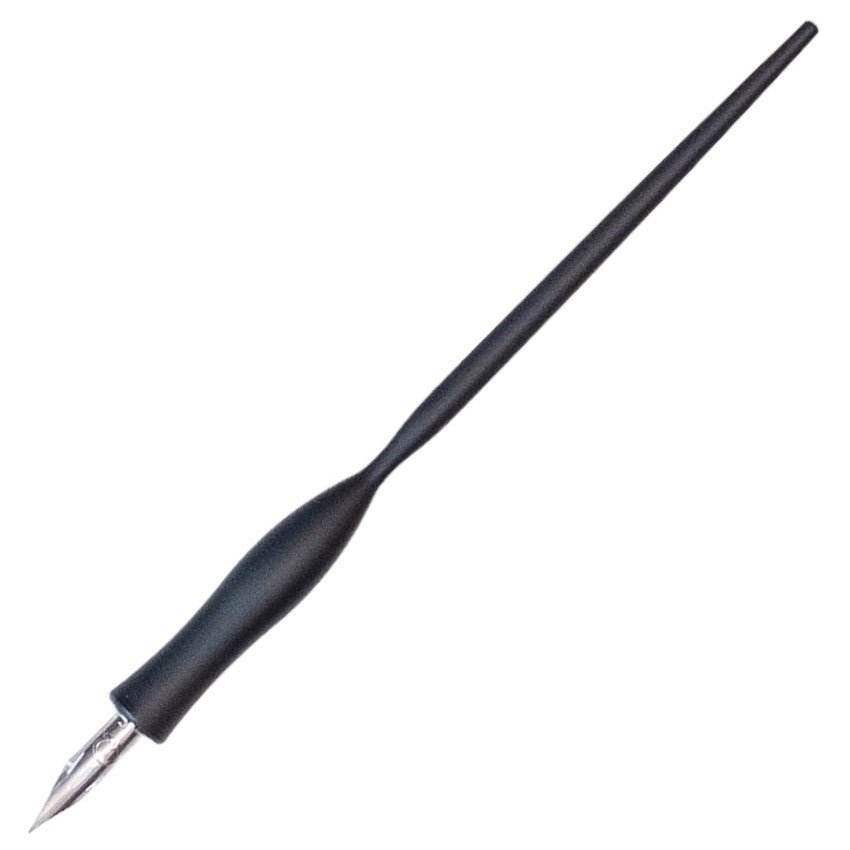 Tom's Studio Flourish Straight Calligraphy Nib Pen  Holder – Black + GRATIS een Nikko G-Nib