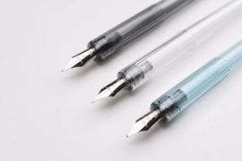 Pilot   Iro-Utushi Dip Nip Calligraphy Pen Clear Transparent Resin, Medium  Stainless Steel NIB