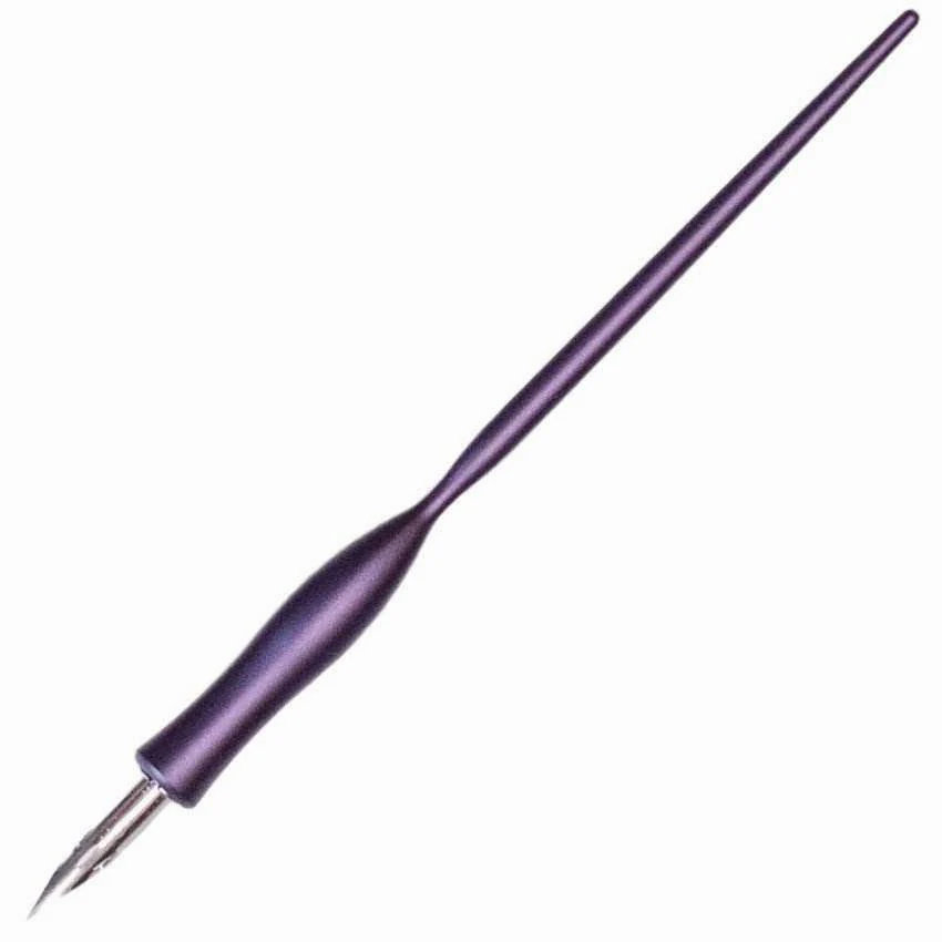 Tom's Studio Flourish Straight Calligraphy Nib Pen  Holder –  Iris + Leonardt G Nib