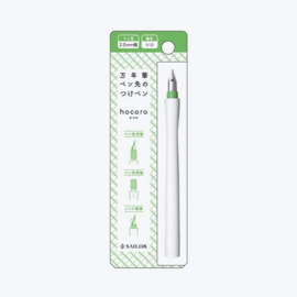 Sailor Hocoro Dip Nib Calligraphy Fountain Pen 2.0mm  White  - Stub Nib