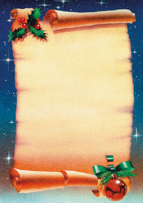 A4 Xmas Scroll 100 vel, 80gram # DPF-XMS-647