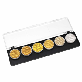 Finetec / Coliro 6 Pearlcolors Set "Gold & Silver"