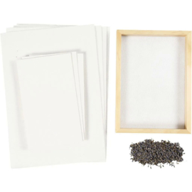 Set voor de productie van Handgeschept  (Eco) Papier