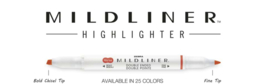 Zebra Mildliner Double-Sided Highlighter - Fine / Bold – Mild Brown