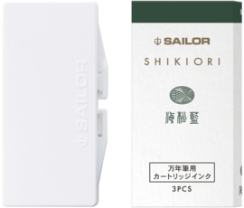Sailor set van 3 Ink Cartridges Shikiori, Sansui Miruai - Groen