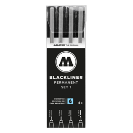 MOLOTOW™  Fineliner Blackliner  # 1 Set van  4