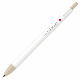 Zebra Clickart Knock Sign 0,6mm Pen - New Color Sand Beige