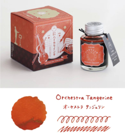 Teranishi Guitar Taisho Roman Haikara Orchestra Tangerine Vulpen Ink - 40 ml Bottle