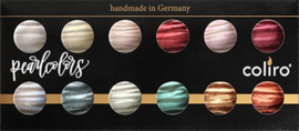 Finetec / Coliro Set met 12 Pearl Colors en Shimmer-Pearl Colors Ø 23mm