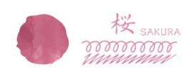 FUJIYAMA IRODORI SAKURA PINK  FOUNTAIN PEN INK - TERANISHI