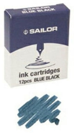 Sailor Inktpatronen - Zwart / Blauw