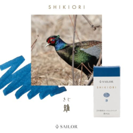 Sailor Shikiori "Songs of the Wild Mountains" Cartridge Ink, 8-pack, Kiji Pheasant