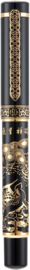 Hongdian # 8037 Chinese Klassieke Vulpen, Iridum Fijne Gouden Nib met inktconverter en metal Box