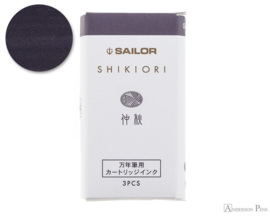 Sailor set van 3 Ink Cartridges Shikiori, Sansui Chushu - Paars