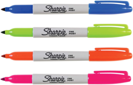 Sharpie Permanente Markers Pastel Kleuren Set van 4