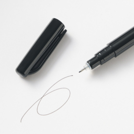 Muji Pen met Fijne Punt 0,5 mm – Watergedragen Zwarte Ink