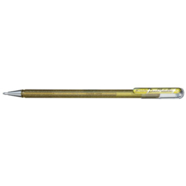 Pentel Hybrid Dual Metallic Shimmering Gel Pen - 1.0 mm - Shimmering Goud - K110 DXX