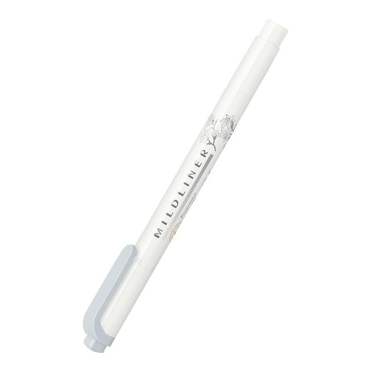 Zebra Mildliner  Limited Edition Frangrance / Geurenserie, Milde Koele Grijze / Witte Bloemengeur