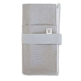 Ro - Biki Note Book  Canvas Cover - Cool Gray