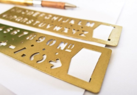 BRASS Template Bookmark Numbers