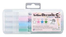 Artline  Decorite Pastel  Markers Set van 4