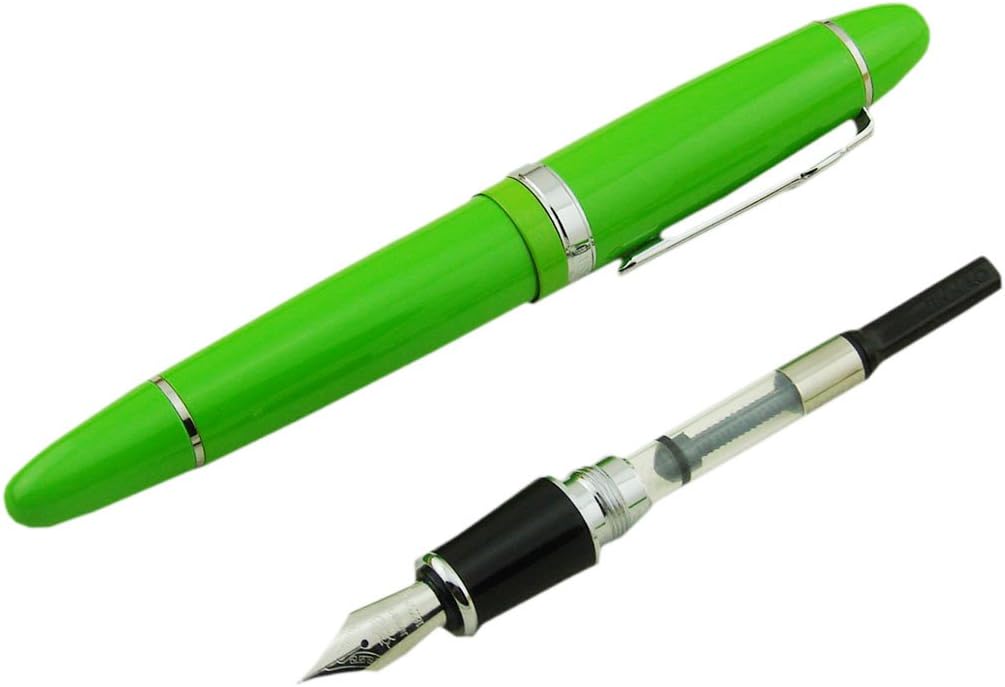 Jinhao Vulpen Groen # 159  - M NIB + Converter