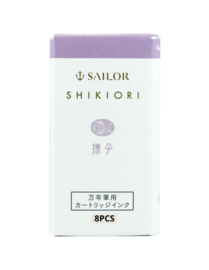 Sailor Shikiori Sansui Ink - Nadeshiko Purple  - 8 Cartridges