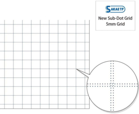 Tomoe River FP 5MM Ruit Notebook, A6 Wit 52g Papier 80 Vel = 160 Pagina’s