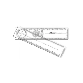 Goniometer Liniaal Transparant 20cm | # 700280