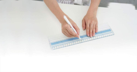Raymay Ant-Slip Liniaal 30CM Winnaar  (Good Design Award)