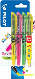 Pilot Frixion Light Highlighter Bonus  Pack 3 + 1 GRATIS