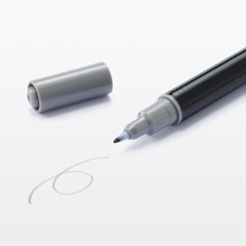 Muji Keiko Sumi Usu Sumi Dubbelzijdige Brushpen Ink kleuren: Zwart en Grijs