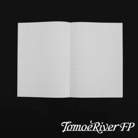 Tomoe River FP 5MM Ruit Notebook, A6 Wit 52g Papier 80 Vel = 160 Pagina’s