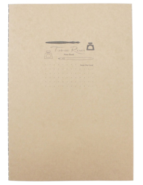 TOMOE RIVER FP Medium Sewing Notebook 52g/ White, 64 Pages, Dotted