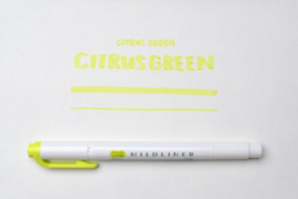 Zebra Mildliner Double-Sided Highlighter - Fine / Bold – Mild Citrus Green