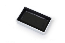 Boku-Undo E-Sumi MEI AO Watercolor Single Pan  - Shadow Black Mei Blue  (E12) - # 15456