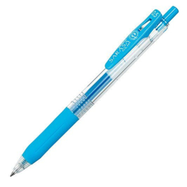 Zebra Sarasa Clip Gel Inkt Pen - Fijn  / 0.5mm - Licht Blauw