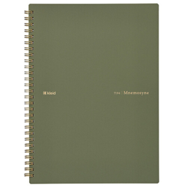 Maruman Mnemosyne x Kleid 2mm Grid Olive Green A5 Notebook # 7195 – Limited Edition
