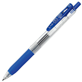 Zebra Sarasa Clip Gel Inkt Pen - Fijn  / 0.5mm - Blauw