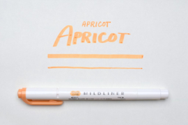 Zebra Mildliner Double-Sided Highlighter - Fine / Bold – Mild Apricot